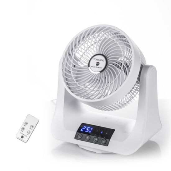 Immagine di Macom Ventilatore Tornado Doppia Oscillazione Automatica 3 VelocitàTelecomando incluso