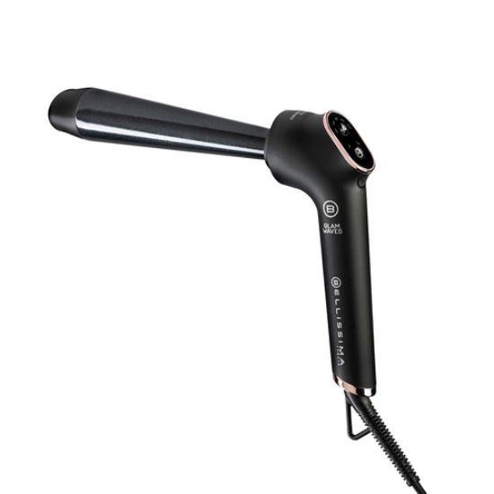 Immagine di Bellissima Imetec Glam Waves, Ferro Arricciacapelli, Forma Conica, Display, 5 Temperature, Rivestimento Ceramica Diamon e Cheratina, Calore Costante, Puntale Antiscottatura, Riscaldamento Rapido
