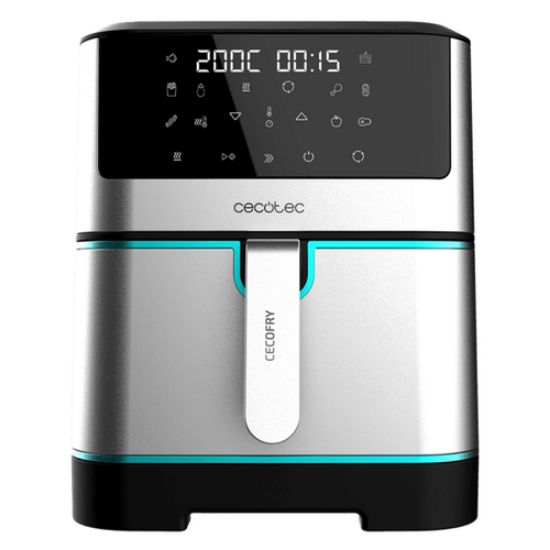 Immagine di Cecotec Cecofry Supreme 8000 Singolo 8 L Indipendente 1800 W Friggitrice a basso contenuto di grassi Nero, Acciaio inox