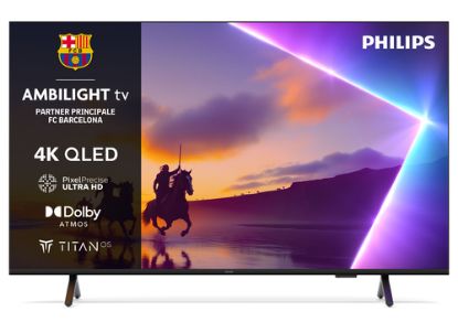 Immagine di Philips Ambilight TV 43PUS8510 4K UHD QLED 108cm 43" Smart TV Dolby Atmos Titan OS