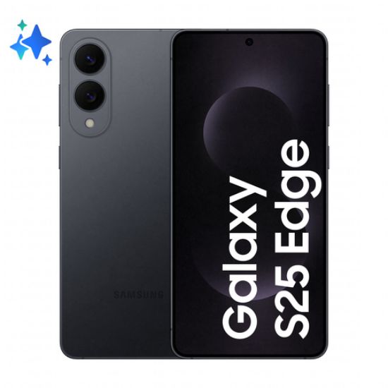 Immagine di Samsung Galaxy S25 Edge, Smartphone AI, Display 6.7'' QHD+ Dynamic AMOLED 2X, Fotocamera 200MP, RAM 12GB, 512GB, 3.900 mAh, Titanium Jetblack