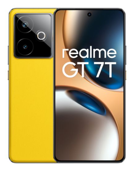 Immagine di realme GT 7T 17,3 cm (6.8") Doppia SIM Android 15 5G USB tipo-C 12 GB 256 GB 7000 mAh Giallo
