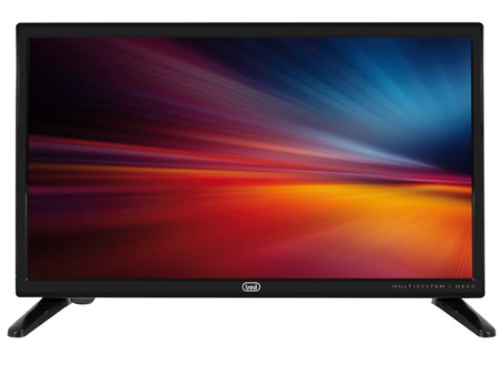 Immagine di Trevi TV LED 19" HD con ricevitore digitale terrestre DVBT-T2/ DVBS-S2 con codec H.265 10 Bit e alimentatore 12V 3A