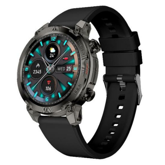 Immagine di Nilox NXSWTRAILROUND smartwatch e orologio sportivo 3,53 cm (1.39") Digitale 360 x 360 Pixel Touch screen Nero