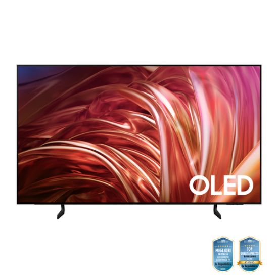 Immagine di Samsung TV OLED 4K 55” QE55S85DAEXZT Smart TV Wi-Fi Graphite Black 2024, Processore NQ4 AI GEN2, Self-illuminating pixels, Contour Design, Dolby Atmos
