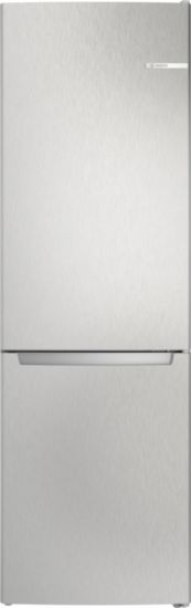 Immagine di Bosch Serie 2 KGN36NLEA Frigorifero Combinato da libera installazione 186 x 60 cm Metal look Classe E