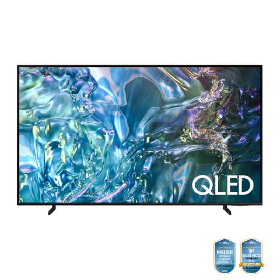 Immagine di Samsung Q60D TV QLED 4K 43” QE43Q60DAUXZT Smart TV Wi-Fi Titan Gray 2024, Quantum Processor Lite 4K, 4K Upscaling, AirSlim Design, OTS Lite