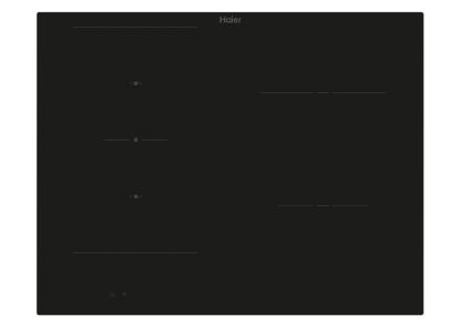 Immagine di Haier FB54CIRS Nero Da incasso 65 cm Piano cottura a induzione 4 Fornello(i)