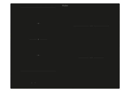 Immagine di Haier FB54CIRS Nero Da incasso 65 cm Piano cottura a induzione 4 Fornello(i)