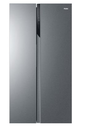 Immagine di Haier SBS 90 Serie 3 HSR3918ENPG frigorifero side-by-side Libera installazione 528 L E Argento
