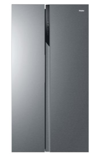 Immagine di Haier SBS 90 Serie 3 HSR3918ENPG frigorifero side-by-side Libera installazione 528 L E Argento