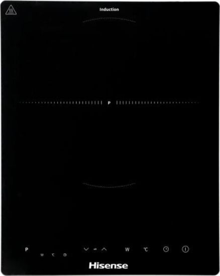 Immagine di Hisense HIC2000Y piano cottura Nero Superficie piana 28 cm Piano cottura a induzione 1 Fornello(i)