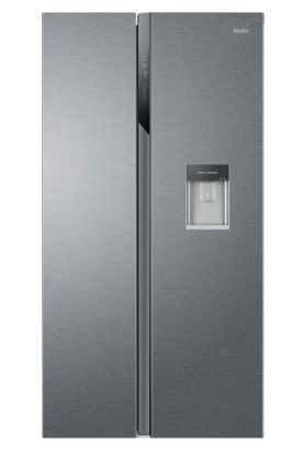 Immagine di Haier SBS 90 Serie 3 HSR3918EWPG frigorifero side-by-side Libera installazione 521 L E Argento