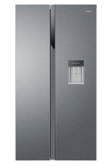 Immagine di Haier SBS 90 Serie 3 HSR3918EWPG frigorifero side-by-side Libera installazione 521 L E Argento
