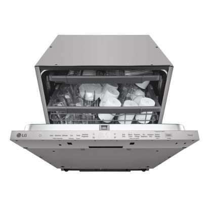 Immagine di LG QuadWash DB243TX Lavastoviglie a scomparsa totale Serie 2, Classe D, 14 coperti, EasyRack+, Wi-Fi, Noble Steel