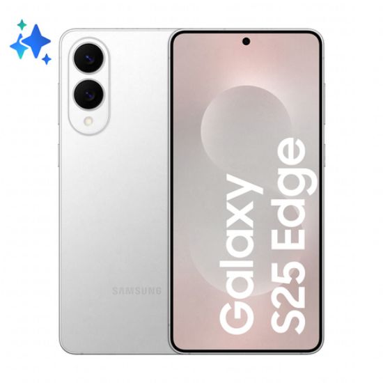 Immagine di Samsung Galaxy S25 Edge, Smartphone AI, Display 6.7'' QHD+ Dynamic AMOLED 2X, Fotocamera 200MP, RAM 12GB, 256GB, 3.900 mAh, Titanium Silver