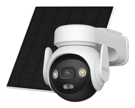 Immagine di Imou AOV 4G 5MP - Telecamera da esterno 4G e Wifi Motorizzata con pannello solare. Tecnologia AOV per registrazione 24/7 . Incluse Sim teleDati 4G ed SD da 32Gb
