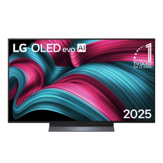 Immagine di LG OLED evo AI OLED48C55LA TV Serie C5 48'' 4K, α9 Gen8, Dolby Vision, 40W, 4 HDMI, VRR 144Hz, Smart TV WebOS 25