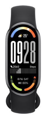 Immagine di Xiaomi Smart Band 10 Black AMOLED Braccialetto per rilevamento di attività 4,37 cm (1.72") Nero