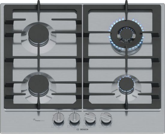 Immagine di Bosch Serie 6 PCH6A5I90 , Piano cottura a gas, 60 cm, Acciaio inox
