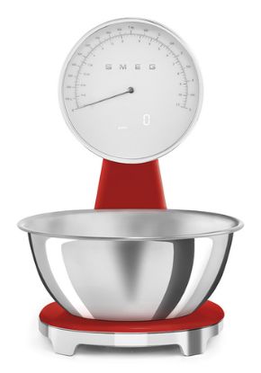 Immagine di Smeg Bilancia da cucina 50's Style – Rosso LUCIDO - KSF01RDWW
