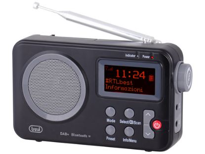 Immagine di Trevi RADIO PORTATILE DAB DAB+ FM RDS DAB 7F80 R