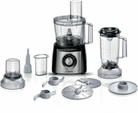 Immagine di Bosch MCM3501M Food processor MultiTalent 3 800 W Nero, Inox spazzolato