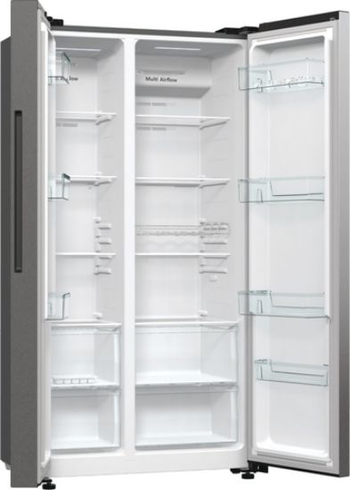 Immagine di Hisense RS711N4ACE frigorifero side-by-side Libera installazione 550 L E Acciaio inox