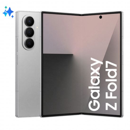 Immagine di Samsung Galaxy Z Fold7 Smartphone AI, RAM 12GB, 256GB, Display 6,5"/8'', Camera 200MP, Batteria a lunga durata, Silver Shadow