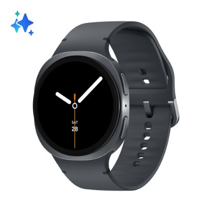 Immagine di Samsung Galaxy Watch8 (Dark Gray, BT, 44mm) Smartwatch Galaxy AI, allenatore personale, design resistente agli urti, processore 3nm, monitoraggio attività fisica e sonno, One UI 8