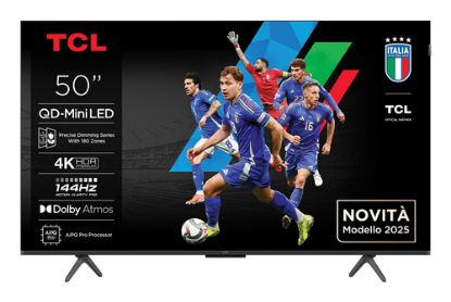 Immagine di TCL Serie C69K Smart TV QD-MiniLED 4K 50" 50C69K, 144Hz, audio Onkyo 2.1, Dolby Vision IQ & Atmos, Google TV