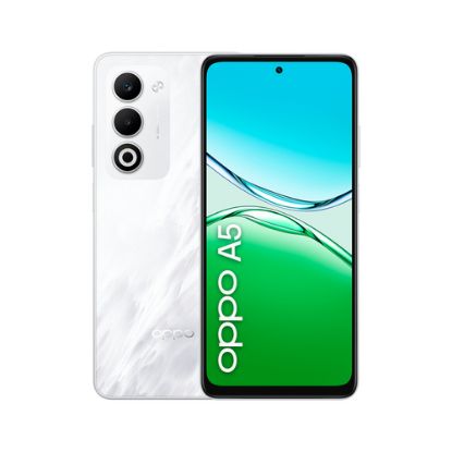 Immagine di OPPO A5 Smartphone, Foto AI 50MP, Frontale 5MP, Display 6.67” 90HZ LCD HD+, 6000mAh, RAM 6(Esp2GB/4GB/6GB)+ROM 128GB (esp1TB), IP65, [Versione Italia], Mist White