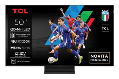 Immagine di TCL C79K Serie Smart TV QD-MiniLED 4K 50" 50C79K, 144Hz, Dolby Vision IQ & Atmos, Google TV
