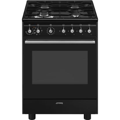 Immagine di Smeg Concert CX61GMBL cucina Elettrico Gas Nero
