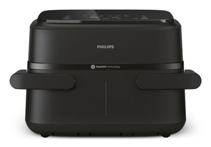 Immagine di Philips Serie 1000 Airfryer con cestello flexi/doppio, friggitrice ad aria da 7.1L, 10 metodi di cottura, App per ricette NA150/00
