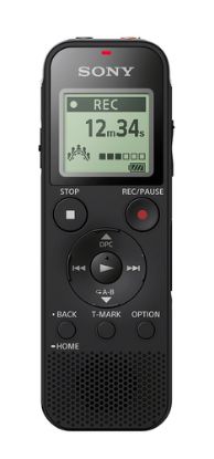 Immagine di Sony ICD-PX470 dittafono Memoria interna e scheda di memoria Nero