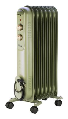 Immagine di Ardes AR4R07VIN stufetta elettrica Interno Verde 1500 W Riscaldatore ambiente elettrico a olio