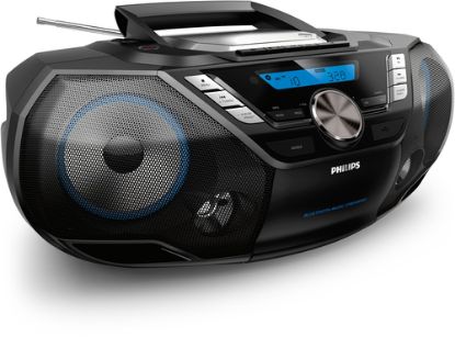 Immagine di Philips AZB798T/12 impianto stereo portatile Analogico e digitale 12 W DAB, DAB+, FM Nero Riproduzione MP3