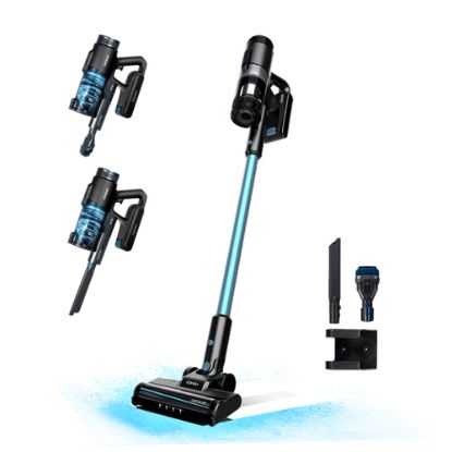 Immagine di Cecotec 08422 scopa elettrica Aspirapolvere a bastone 2 in 1 Batteria Secco Senza sacchetto 215 W Nero 2,2 Ah
