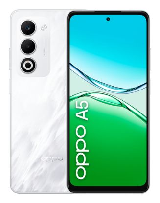 Immagine di OPPO A5 Smartphone, Foto AI 50MP, Frontale 5MP, Display 6.67” 90HZ LCD HD+, 6000mAh, RAM 6(Esp2GB/4GB/6GB)+ROM 128GB (esp1TB), IP65, [Versione Italia], Mist White