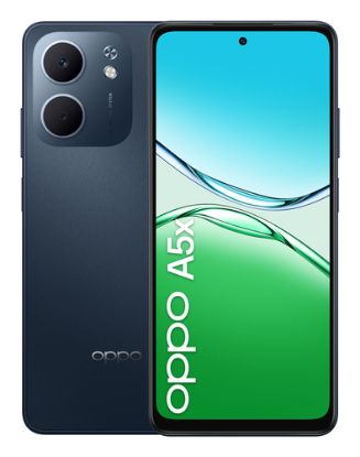 Immagine di OPPO A5x Smartphone, Foto AI 32MP, Frontale 5MP, Display 6.67” 90HZ LCD HD+, 6000mAh, RAM 4(Esp1GB/2GB/4GB)+ROM 128GB (esp1TB), IP65, [Versione Italia], Black Blue