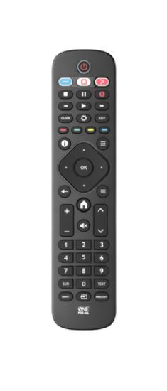 Immagine di One For All TV Replacement Remotes URC4913 telecomando IR Wireless Pulsanti