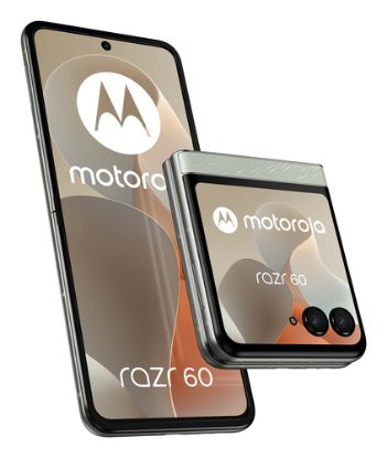 Immagine di Motorola razr 60 con Moto AI (8/256 GB, 50MP OIS + 13MP, selfie 32MP, display esterno 3.63", interno 6.9" pOLED 120Hz, MediaTek Dimensity 25M, 4500mAh, 5G, Dual SIM, Android 15) PANTONE Lightest Sky