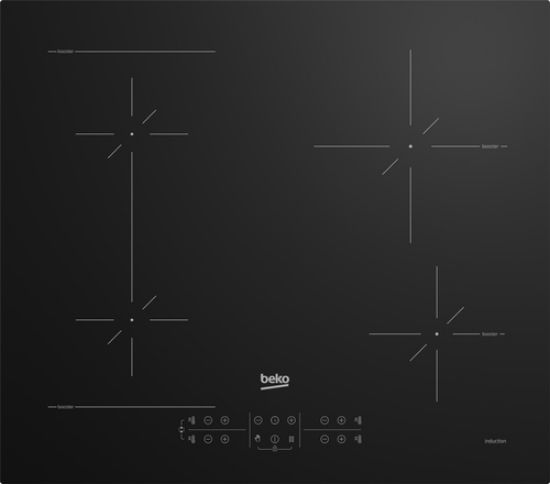 Immagine di Beko HII64200SFMT: Piano a Induzione, 4 Zone con 1 Sezione IndyFlex, 60 cm