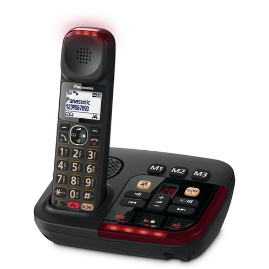 Immagine di Panasonic Telefono cordless digitale amplificato con segreteria telefonica KX-TGM420