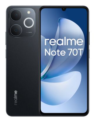 Immagine di realme Note 70T 17,1 cm (6.74") Doppia SIM Android 15 4G USB tipo-C 4 GB 256 GB 6000 mAh Nero