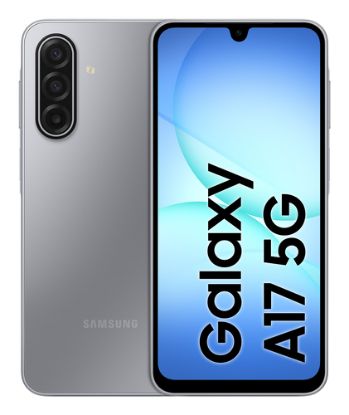Immagine di Samsung Galaxy A17 5G, Android 15, Display sAMOLED 6.7", 8GB RAM, 256GB, Batteria 5.000 mAh, Resistenza IP54, Memoria espandibile fino a 2TB, Gray