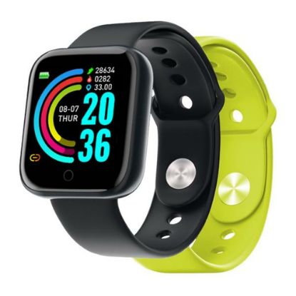 Immagine di Nilox NXSWTRAILBANDYL smartwatch e orologio sportivo 3,66 cm (1.44") Digitale 240 x 240 Pixel Touch screen Nero