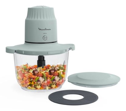 Immagine di Moulinex Choppeo Tritatutto con Recipiente in Vetro, Capacità di 1 L, Vetro Borosilicato DJ603110
