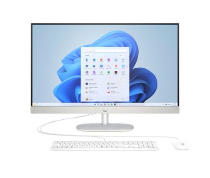 Immagine di HP 27-cr0061nl Intel® Core™ i5 i5-1335U 68,6 cm (27") 1920 x 1080 Pixel PC All-in-one 16 GB DDR4-SDRAM 512 GB SSD Windows 11 Home Wi-Fi 6 (802.11ax) Bianco